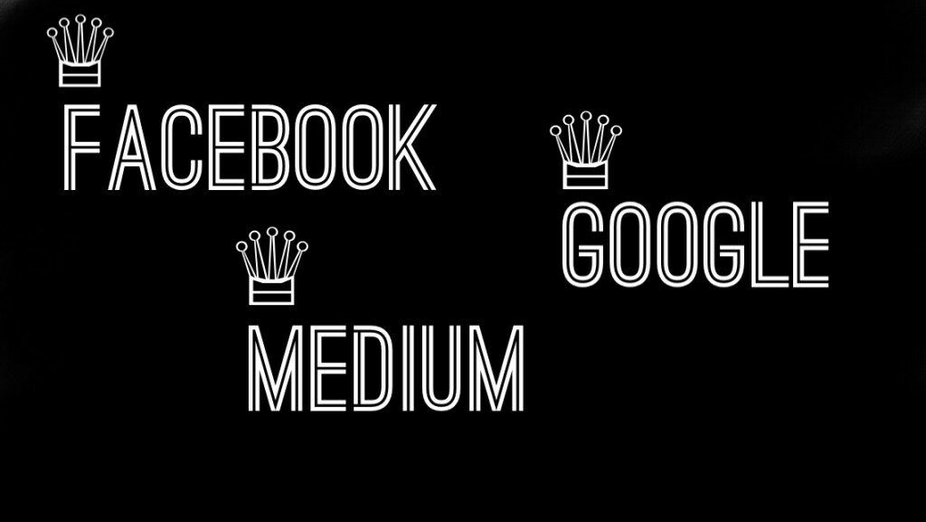 Facebook, Google и Medium