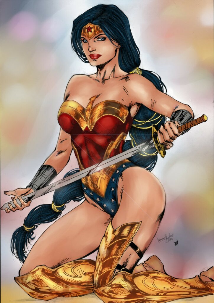 wonder woman art